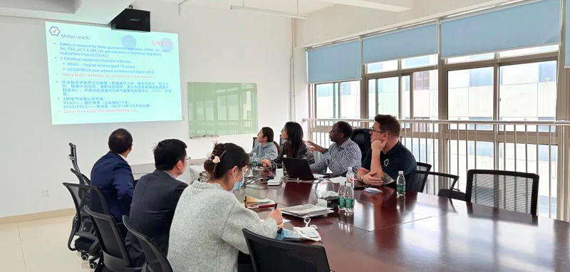 Global-Mark from Australia Visits Huaxiang Testing to Deepen International Certification Cooperation and Jointly Explore the Australian Market